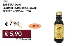 Prezzemolo e Vitale Barbera olio extravergine di oliva al peperoncino offerta