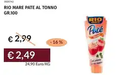 Prezzemolo e Vitale Rio mare pate al tonno offerta