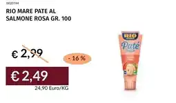 Prezzemolo e Vitale Rio mare pate al salmone rosa offerta