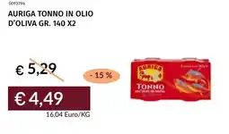 Prezzemolo e Vitale Auriga tonno in olio d'oliva offerta