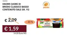 Prezzemolo e Vitale Knorr cuore di brodo classico basso contenuto sale offerta