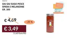 Prezzemolo e Vitale Giu giu sugo pesce spada e melanzane offerta