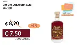 Prezzemolo e Vitale Giu giu colatura alici offerta