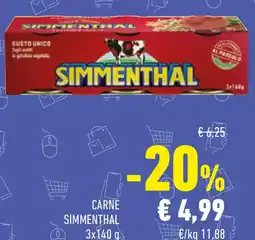 Conad CARNE SIMMENTHAL offerta
