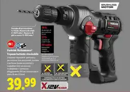 Lidl Parkside Performance Trapano batteria ricaricabile offerta
