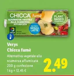 Lidl Verys Chicca fumè offerta