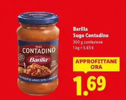 Lidl Barilla Sugo Contadino offerta