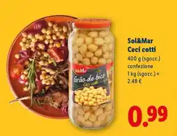 Lidl Sol&Mar Ceci cotti offerta