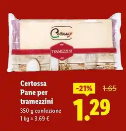 Lidl Certossa Pane per tramezzini offerta