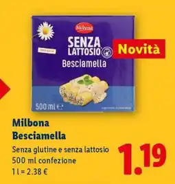 Lidl Milbona Besciamella offerta