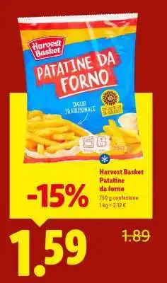 Lidl Harvest Basket Patatine da forno offerta