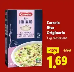 Lidl Carosio Riso originario offerta