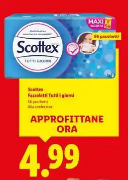 Lidl SCOTTEX offerta