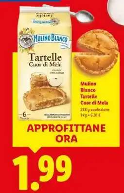 Lidl Mulino Bianco Tartelle Cuor di Mela offerta