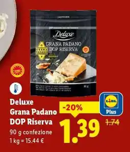 Lidl Deluxe Grana Padano DOP Riserva offerta