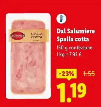 Lidl Dal Salumiere Spalla cotta offerta