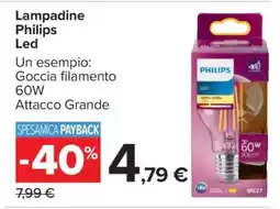 Carrefour Lampadine Philips Led offerta