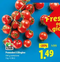Lidl Pomodori Ciliegino offerta