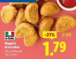 Lidl Nuggets di tacchino offerta