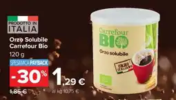 Carrefour Orzo Solubile Carrefour Bio offerta