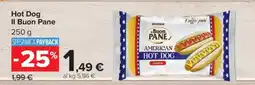 Carrefour Hot Dog Il Buon Pane offerta