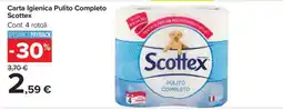 Carrefour Carta Igienica Pulito Completo Scottex offerta