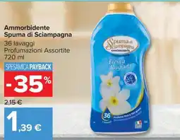 Carrefour Ammorbidente Spuma di Sciampagna offerta