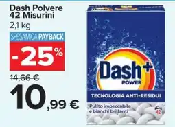 Carrefour Dash Polvere 42 Misurini offerta
