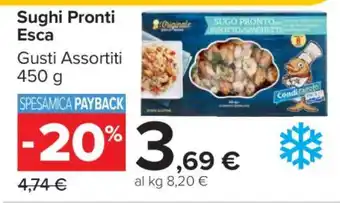 Carrefour Sughi Pronti Esca offerta