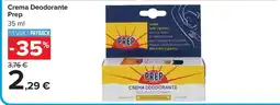Carrefour Crema Deodorante Prep offerta