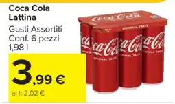 Carrefour Coca Cola Lattina offerta