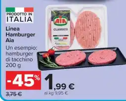 Carrefour Linea Hamburger Aia offerta