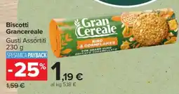 Carrefour BISCOTTI GRANCEREALE offerta