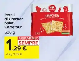 Carrefour Petali di Cracker Salati Carrefour offerta