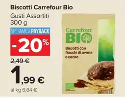 Carrefour Biscotti Carrefour Bio offerta