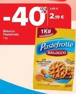 Carrefour Balocco Pastefrolle offerta