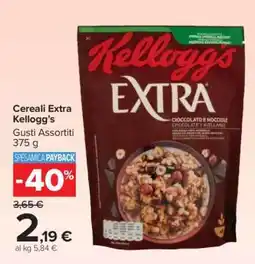 Carrefour Cereali Extra Kellogg's offerta