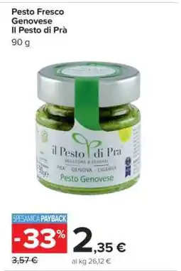 Carrefour Pesto Fresco Genovese Il Pesto di Prà offerta