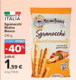 Carrefour Sgranocchi Mulino Bianco offerta