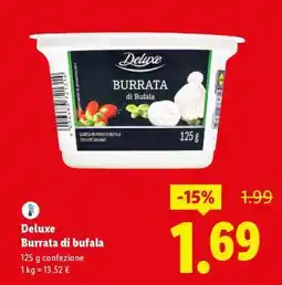 Lidl Deluxe Burrata di bufala offerta