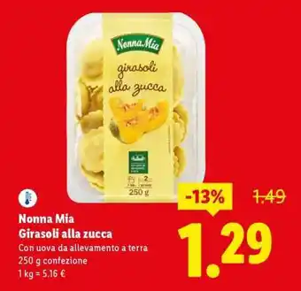 Nonna Mia Girasoli alla zucca