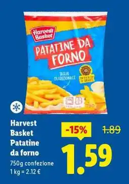 Lidl Harvest Basket Patatine da forno offerta