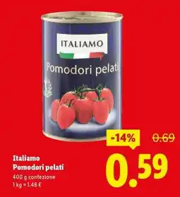 Lidl Italiamo Pomodori pelati offerta