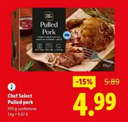 Lidl Chef Select Pulled Pork offerta