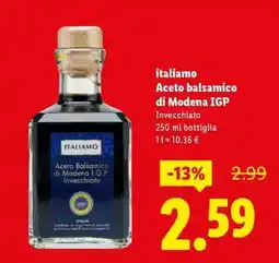 Lidl Italiamo Aceto balsamico di Modena IGP offerta