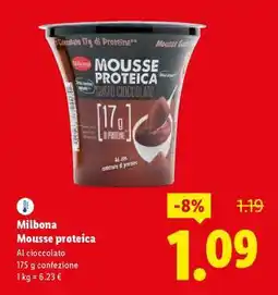Lidl Milbona Mousse proteica offerta