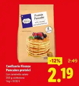 Lidl Confiserie Firenze Pancakes proteici offerta
