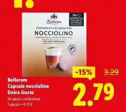 Lidl Bellarom Capsule nocciolino Dolce Gusto offerta