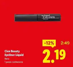 Lidl Cien Beauty Eyeliner Liquid offerta