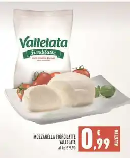 Conad MOZZARELLA FIOR DI LATTE VALLELATA offerta